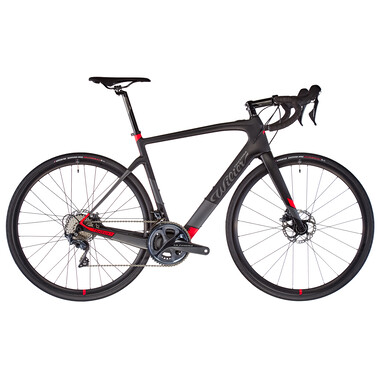 Bicicleta de carrera eléctrica WILIER TRIESTINA CENTO1 HYBRID Shimano Ultegra R8020 34/50 Negro/Rojo 2021 0